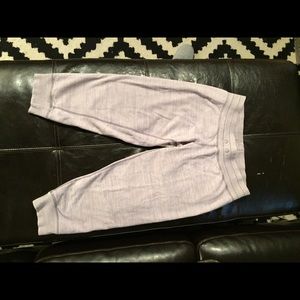 Lululemon light purple crop sweat pants
